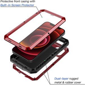 Shockproof Metal Case for iPhone 12 PRO MAX Mini Gorilla Heavy Duty 360 Cover